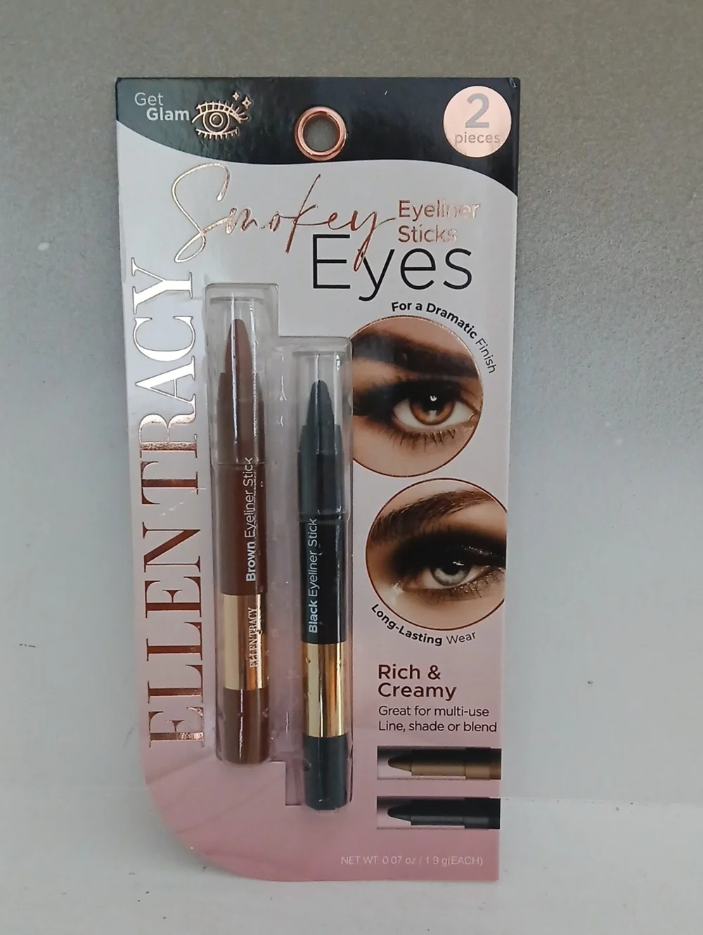 Ellen Tracy Brown & Black Smokey Eyes Eyeliner Sticks